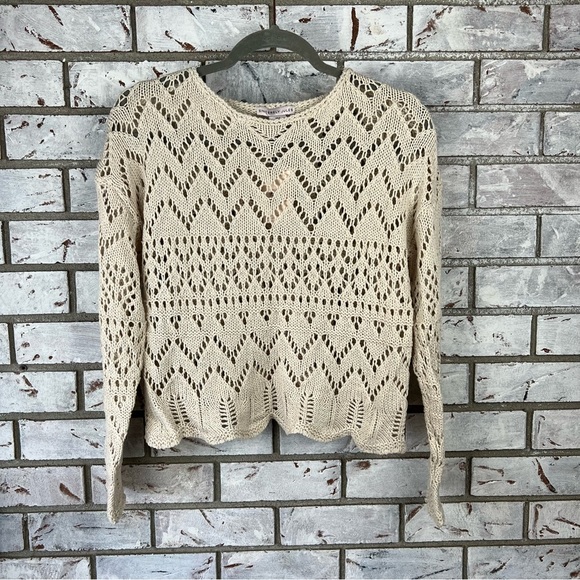 Sincerly Jules Tops - Sincerely Jules | Cream Crochet Blouse